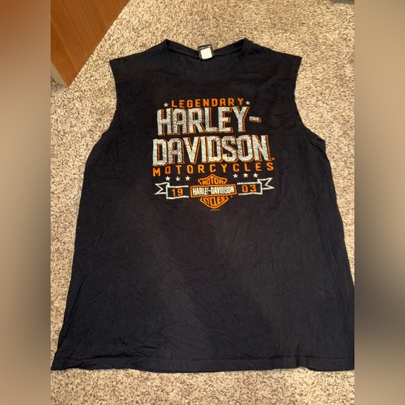 Mens Harley Davidson tank top - Picture 1 of 8